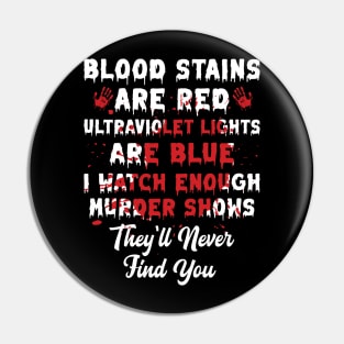 halloween blood stains Pin