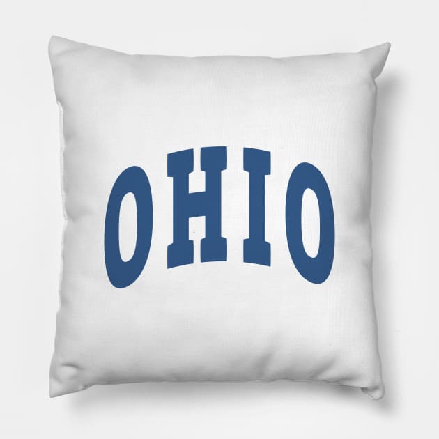 Ohio Capital Pillow by lukassfr