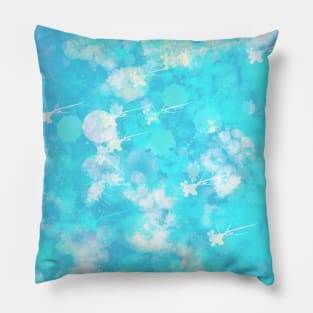 Blue abstract Pillow