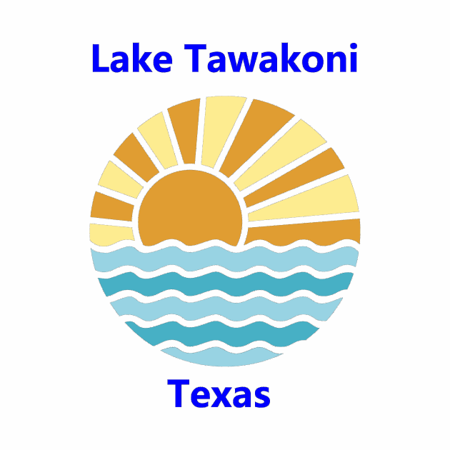 Lake Tawakoni (simple sun) by Chilcottage