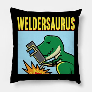 Weldersaurus Pillow