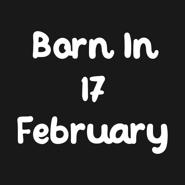 Born In 17 February by Fandie