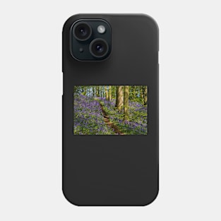 Bluebell Woodland Walk Phone Case