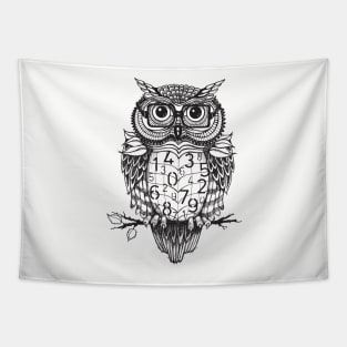 Owl sketch Tapestry