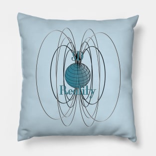 5D Reality Ley Lines Pillow