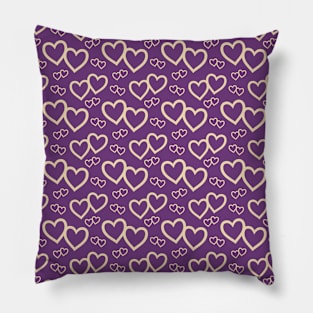 Twin Hearts Repeated Pattern 090#001 Pillow