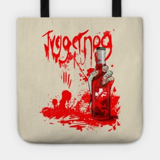 Zombie Hand Bloodied Juggernog on Crème Tote