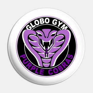 Purple Cobras Dodgeball Pin