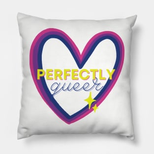 Bisexual Perfectly Queer Pillow