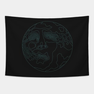 man in the moon Tapestry