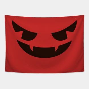 Evil Pumpkin Face | Halloween Smile Vintage Classic Tapestry