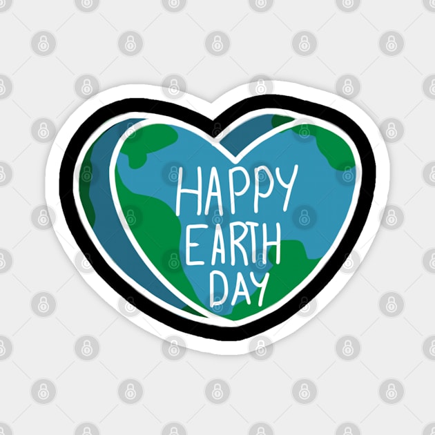 Happy Earth Day Magnet by ROLLIE MC SCROLLIE