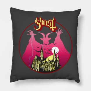 Ghost Red Pillow