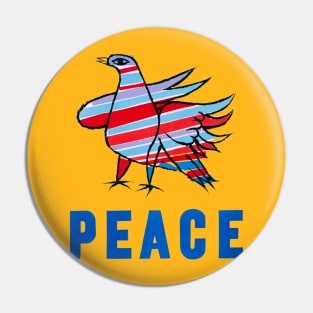 Peace out Pin