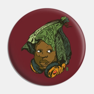 African Beats Pin