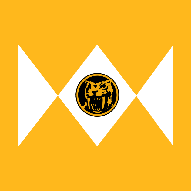 yellow ranger logo by nataliawinyoto