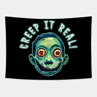 Creep It Real Zombie Creature Tapestry