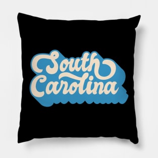 South Carolina Retro Pillow