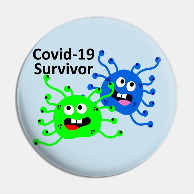 Covid-19 Survivor Pin by DeVerviers