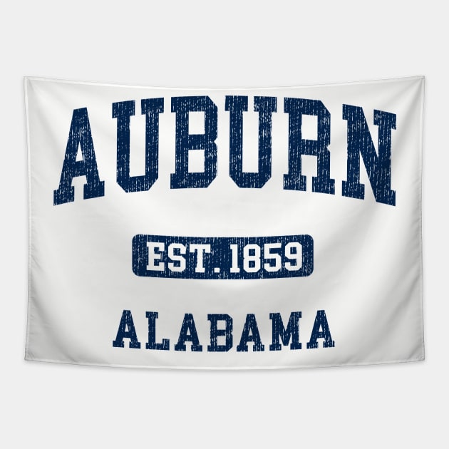 Auburn Alabama AL Vintage Sports Athletic Design Tapestry by Hong Lien 