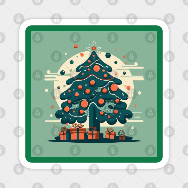 Christmas Design Magnet by Seven Seven t