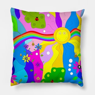 Flamboyant Nature Pillow