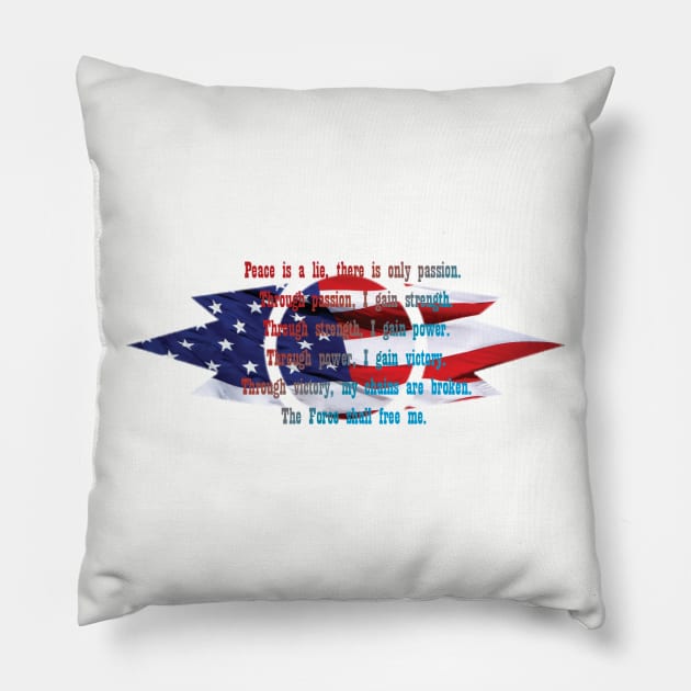 American Sith Code Pillow by ShirtsFineEnoughForASith