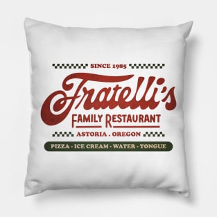 Fratelli's Restaurant Vintage Pillow