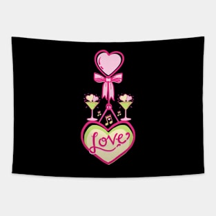 Love - Valentine's day Tapestry