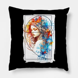 Fibonacci Sequence Fibonacci Beauty Fibonacci Spiral Golden Ratio Pillow