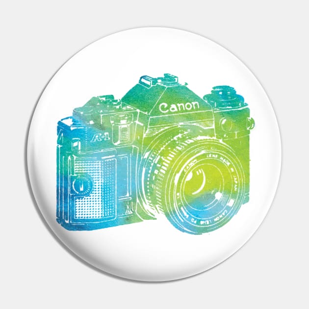 Vintage Canon Camera Pin by chris@christinearnold.com