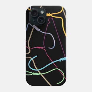 No Wire Hangers (Colorful) Phone Case