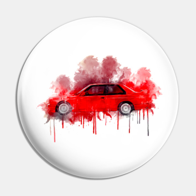 Red hearted BMW M3