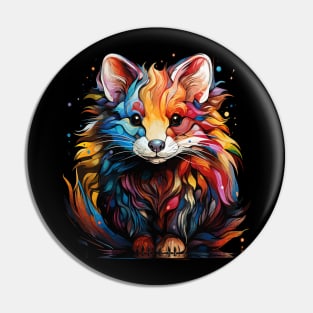 Skunk Rainbow Pin