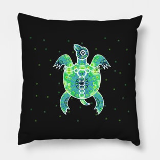 GREEK MARINE TURTLE Pillow