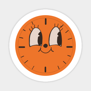 Miss Minutes cute clock face Magnet