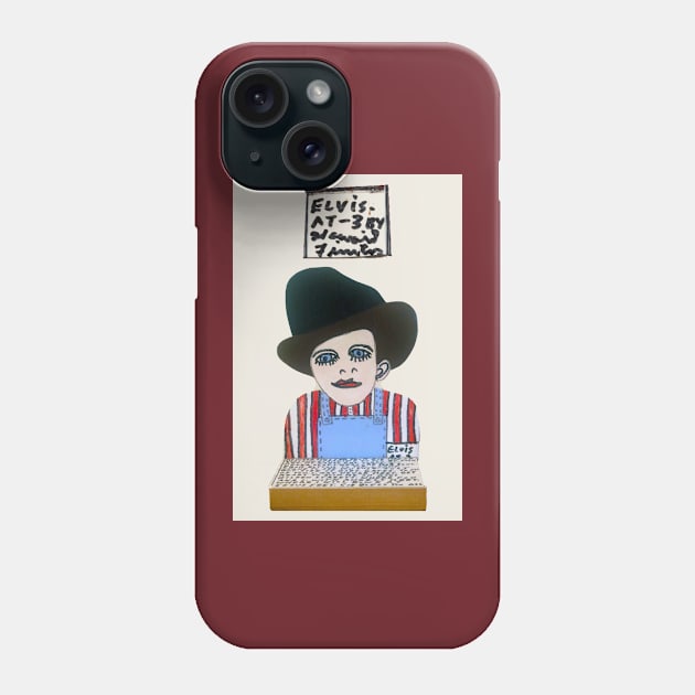 Elvis at 3 Phone Case by Dizgraceland