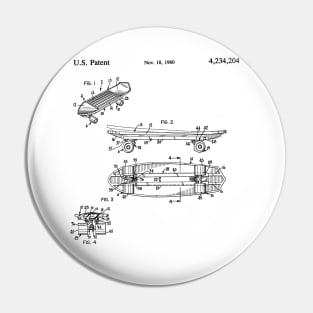 Original Skateboard Patent Pin