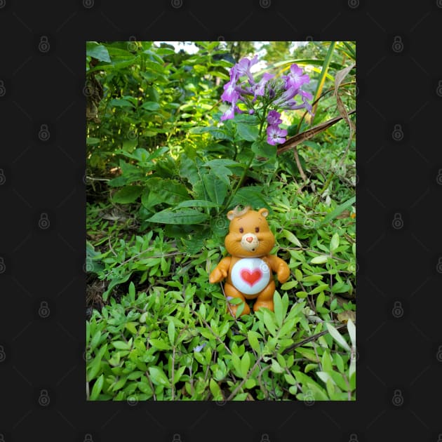 Care bear in the garden by Michelleisme