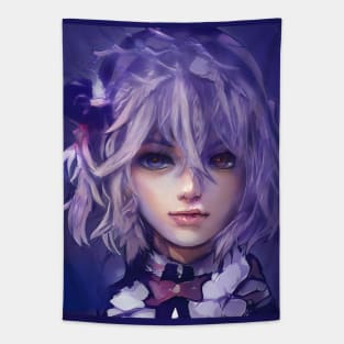 animeface  girl manga character Tapestry