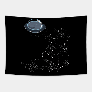 Space Robot Vacuum Cleaner Stars Vacuum Tapestry