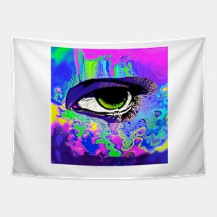 Eyes On You Abstract Tapestry