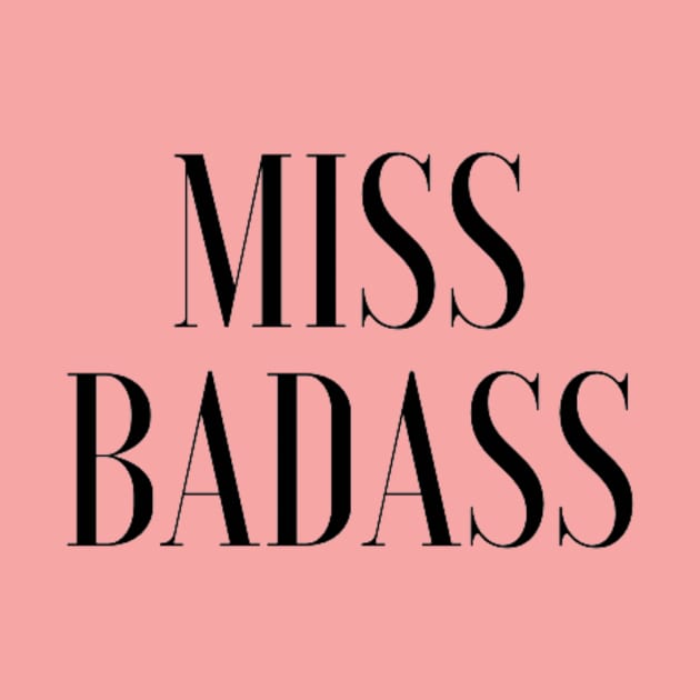 Badass Feminist - F for Feminist by Feminist Vibes