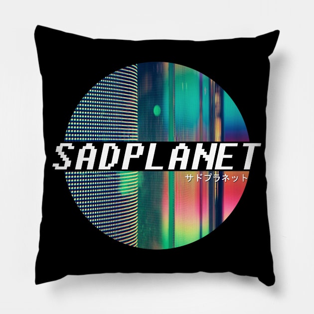 SadPlanet(ScreenDreams) Pillow by GrounBEEFtaxi