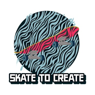 Skate to Create Skating T-Shirt