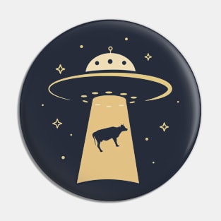 Retro minimal UFO Sci Fi Pin