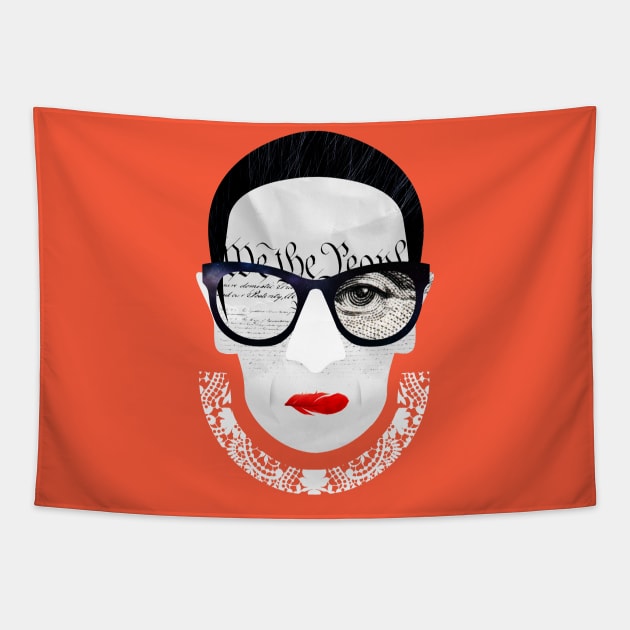 Ruth Bader Ginsburg - RBG Tapestry by ChrisPaulFarias