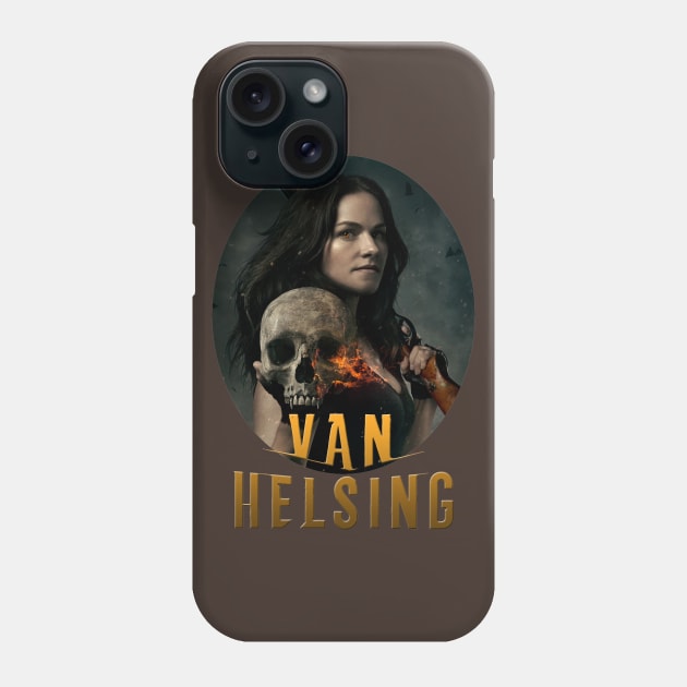 Vanessa van Helsing Medallion Orange Phone Case by pasnthroo