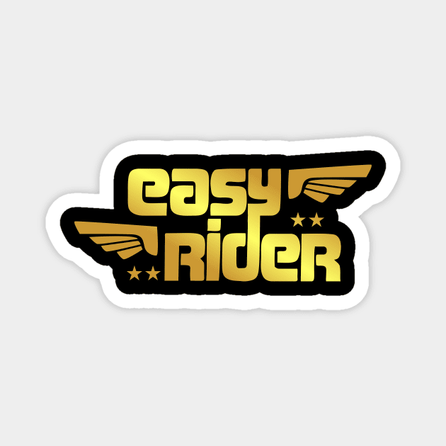 easy wings rider Magnet by creatorbriliant