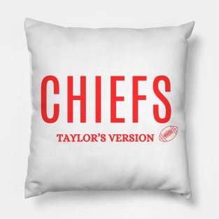 Chiefs Taylor's version Pillow